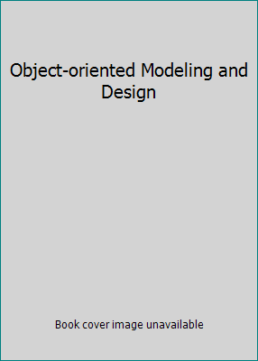 Object-oriented Modeling and Design 0136300545 Book Cover