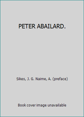 PETER ABAILARD. B0016VVW0O Book Cover