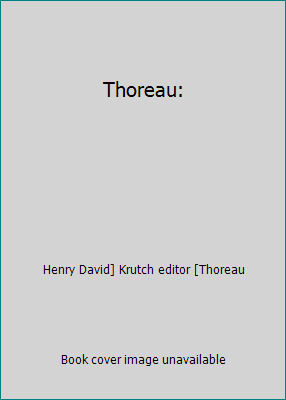 Thoreau: B000J0KD44 Book Cover