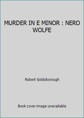 MURDER IN E MINOR : NERO WOLFE B003N7UGTM Book Cover