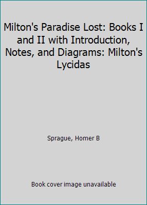 Milton's Paradise Lost: Books I and II with Int... B00H2SLVQA Book Cover