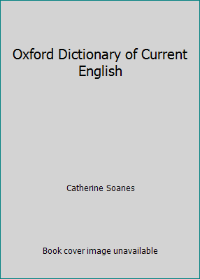 Oxford Dictionary of Current English 1435285786 Book Cover