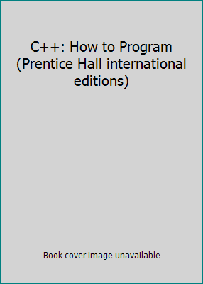 C++: How to Program (Prentice Hall internationa... 0133036782 Book Cover