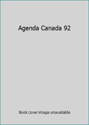 Agenda Canada 92 0920668194 Book Cover