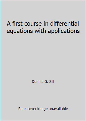 A first course in differential equations with a... 0871502666 Book Cover