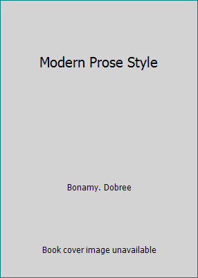 Modern Prose Style B000LEAQTK Book Cover