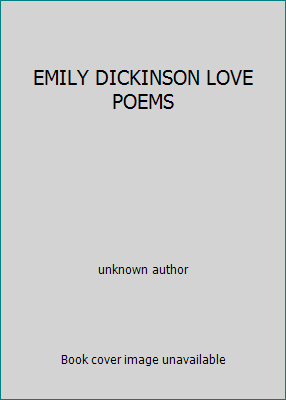 EMILY DICKINSON LOVE POEMS B0010VQE08 Book Cover