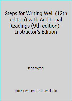 Steps for Writing Well (12th edition) with Addi... 1133955207 Book Cover
