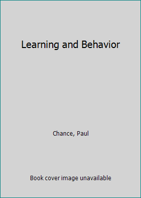 Learning and Behavior 0534085083 Book Cover