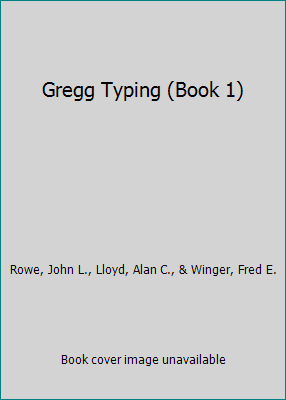 Gregg Typing (Book 1) 007054123X Book Cover