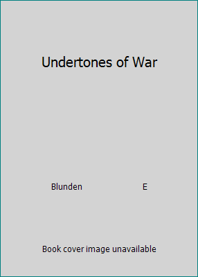 Undertones of War 0156928213 Book Cover