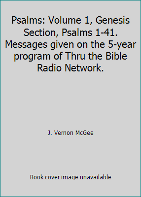 Psalms: Volume 1, Genesis Section, Psalms 1-41.... B0012LQIQQ Book Cover