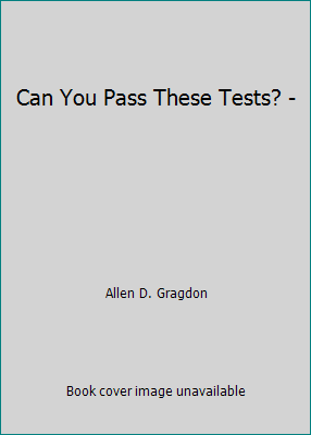 Can You Pass These Tests? - [German] B000QSA72C Book Cover