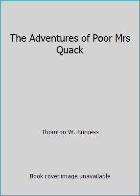 The Adventures of Poor Mrs Quack B007ZBUBE2 Book Cover