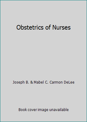 Obstetrics of Nurses B00KR0B782 Book Cover