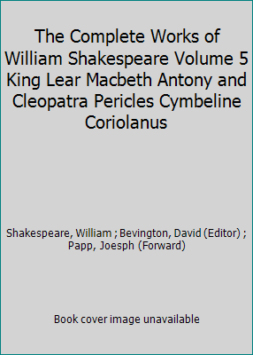 The Complete Works of William Shakespeare Volum... B000ILFQ7I Book Cover