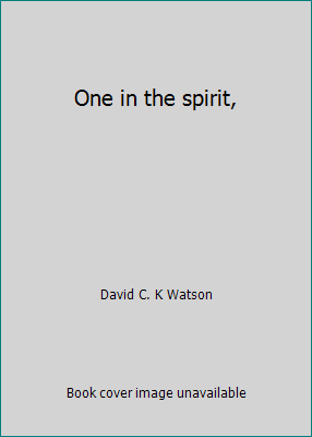 One in the spirit, 0800706412 Book Cover