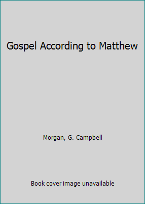 Gospel According to Matthew 0800701224 Book Cover