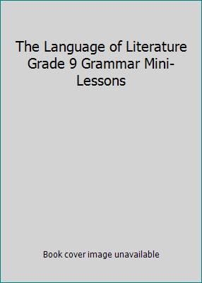 The Language of Literature Grade 9 Grammar Mini... 0395799503 Book Cover
