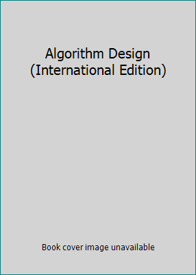 Algorithm Design (International Edition) 0321372913 Book Cover