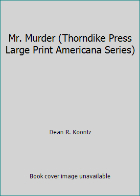 Mr. Murder (Thorndike Press Large Print America... [Large Print] 0786201061 Book Cover
