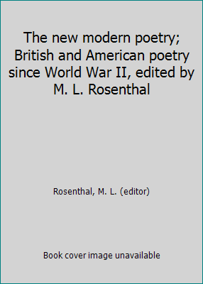 The new modern poetry; British and American poe... B000NWKD6G Book Cover