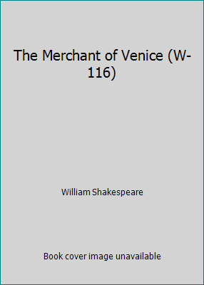 The Merchant of Venice (W-116) B0023U4Z0G Book Cover
