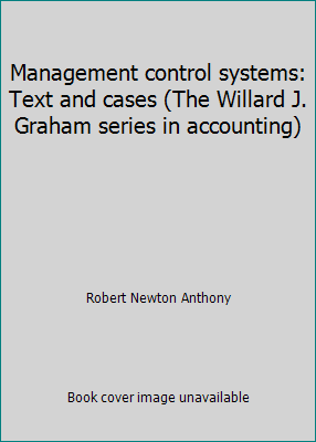 Management control systems: Text and cases (The... 0256018162 Book Cover