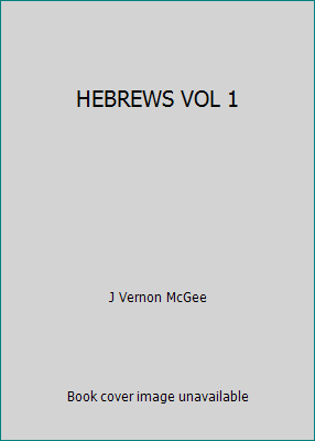 HEBREWS VOL 1 B004AQ6BNU Book Cover