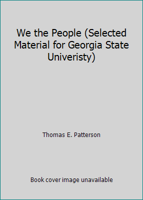 We the People (Selected Material for Georgia St... 0077680146 Book Cover