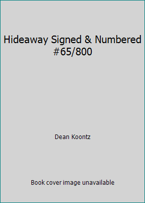 Hideaway Signed & Numbered #65/800 B001KPYTO2 Book Cover