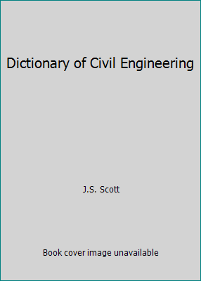 Dictionary of Civil Engineering 0246115742 Book Cover
