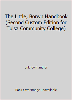 The Little, Borwn Handbook (Second Custom Editi... 1256656593 Book Cover