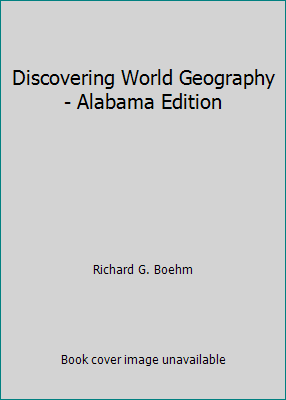 Discovering World Geography - Alabama Edition 0076651568 Book Cover