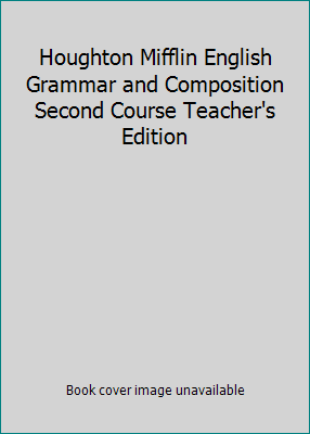Houghton Mifflin English Grammar and Compositio... 0395314089 Book Cover