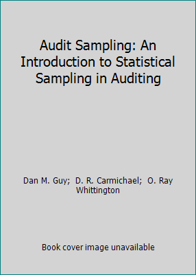 Audit Sampling: An Introduction to Statistical ... 0471574627 Book Cover