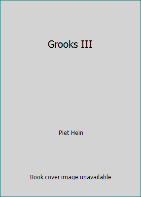 Grooks III 8741877896 Book Cover