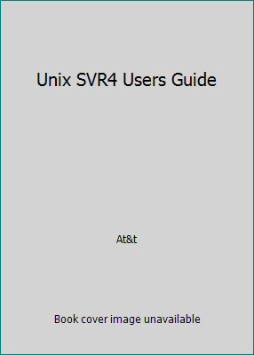 Unix SVR4 Users Guide 0139470522 Book Cover