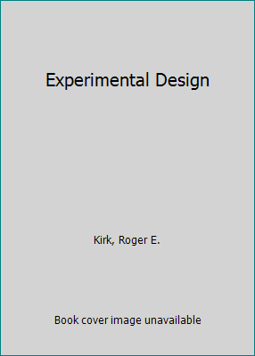 Experimental Design 053401173X Book Cover