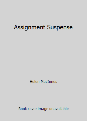 Assignment Suspense B0012G58S0 Book Cover