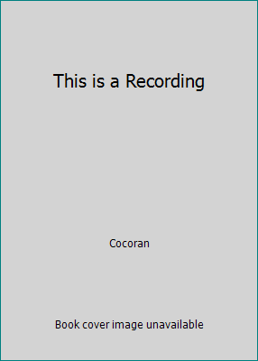 This is a Recording B000GNR8HY Book Cover