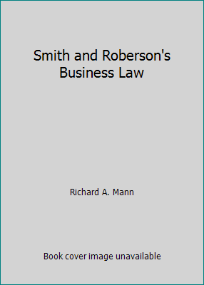 Smith and Roberson's Business Law B002JYSFTI Book Cover
