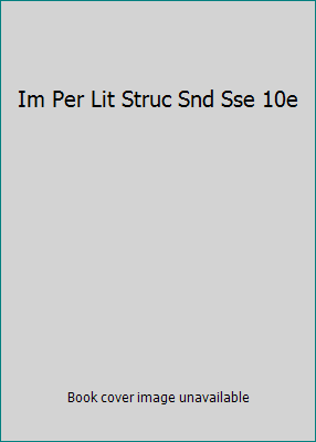Im Per Lit Struc Snd Sse 10e 1428230432 Book Cover