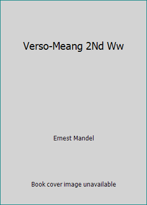 Verso-Meang 2Nd Ww 0860918424 Book Cover