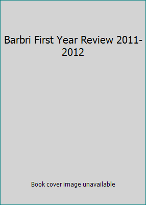 Barbri First Year Review 2011-2012 0314271368 Book Cover