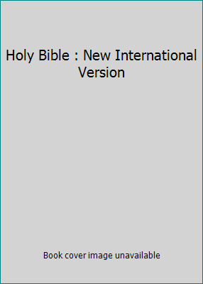 Holy Bible : New International Version B000SHXFZ2 Book Cover