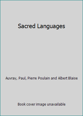 Sacred Languages B00AGATPI2 Book Cover