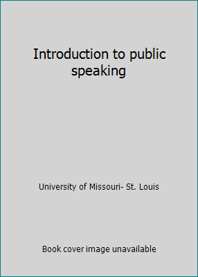 Introduction to public speaking 1308679483 Book Cover