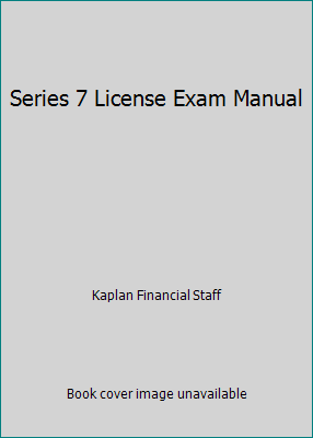 Series 7 License Exam Manual 141951590X Book Cover