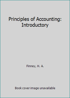 Principles of Accounting: Introductory B001XI3KH8 Book Cover